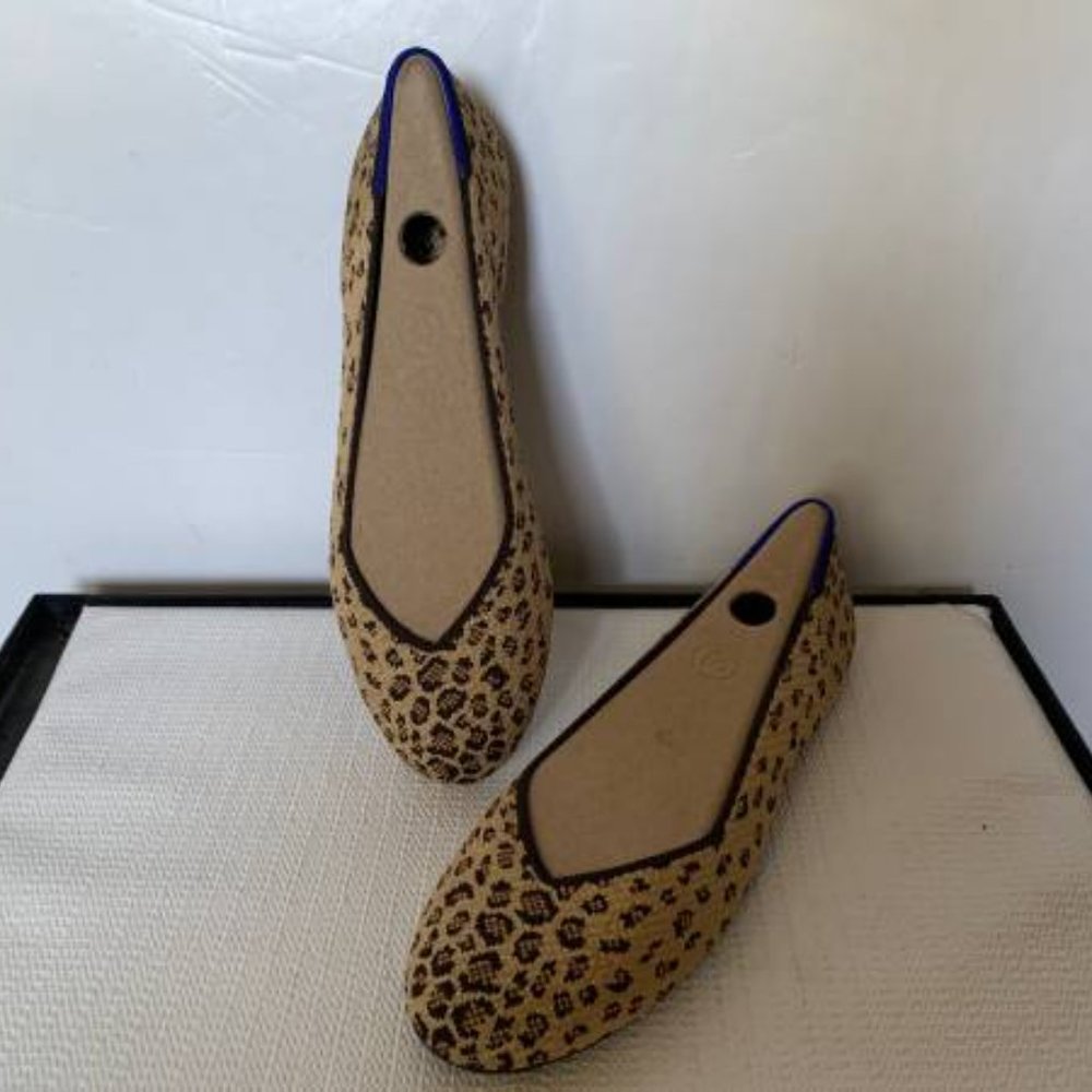 Nib Rothy’s Rounded Flat Cheetah Design Size 9 Sh… - image 2